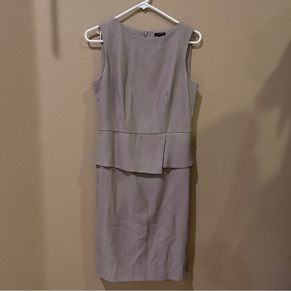 ANN TAYLOR WOMEN PEPLUM DRESS